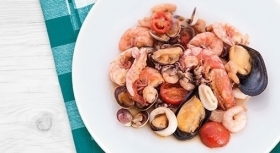 MISTO SCOGLIO CON SCAMPI                   €8,45 AL KG - Surgelati Apicella